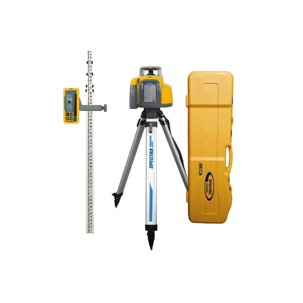 Spectra LL300N-2 LL300N Self-Leveling Laser Level Package with Tripod and Grade Rod (Inches) - Moutools
