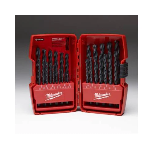 Milwaukee 48-89-2802 29-Piece Thunderbolt Black Oxide Drill Set - Moutools