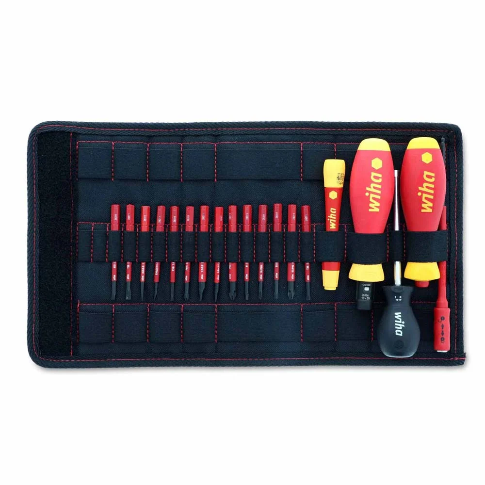 Wiha 28781 20 Piece Insulated TorqueControl and SlimLine Blade Set - Moutools