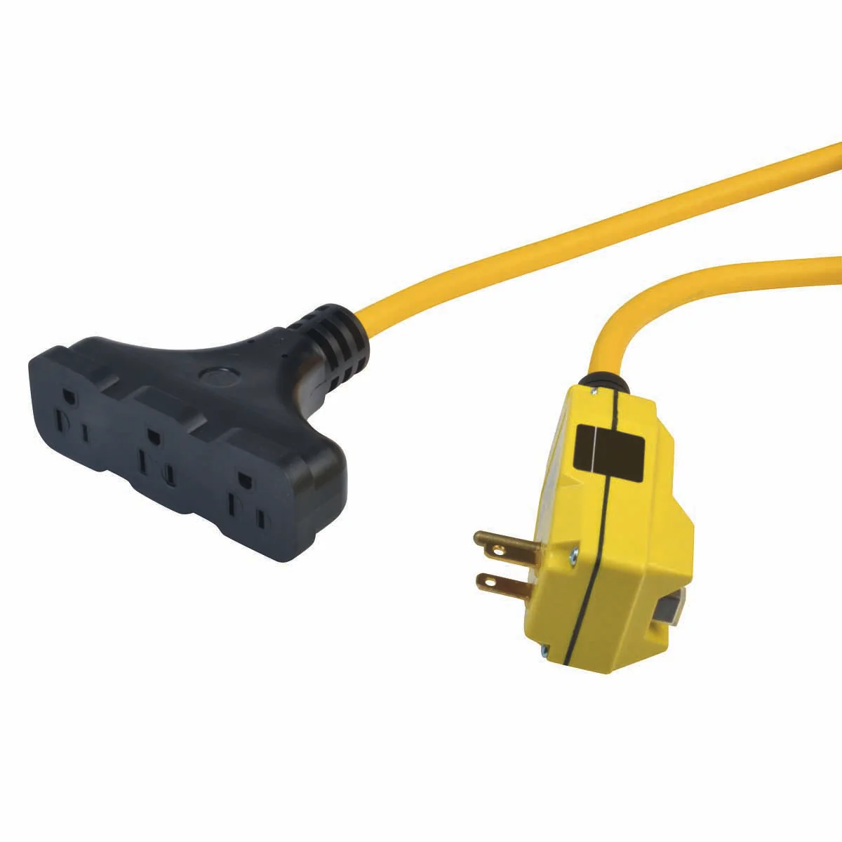 Southwire 14880023-6 Right Angle GFCI Cordset with Tri-Source - Moutools