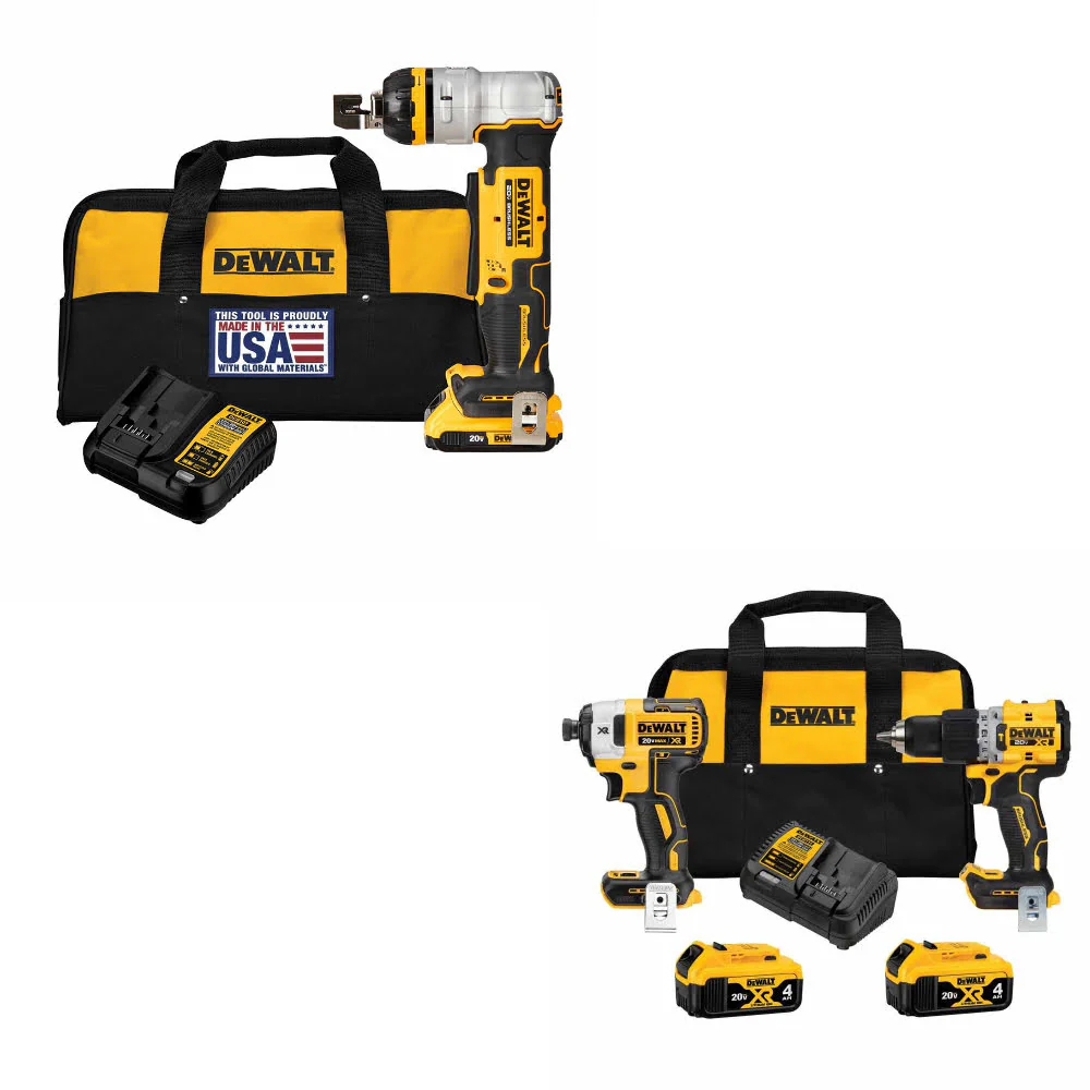 DeWalt DCE158D1 20V MAX* XR Cutter W/ FREE DCK249M2 20V MAX 2-Tool Combo Kit - Moutools