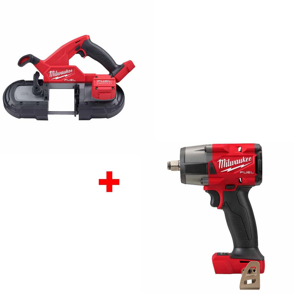 Milwaukee 2829-20 M18 FUEL Band Saw, Bare w/ FREE 2962-20 M18 Impact Wrench - Moutools