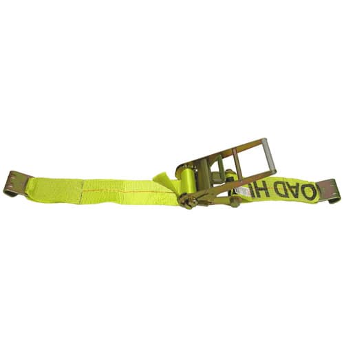Lift All 26425 Loadhugger Ratchet Tie Down Strap with Flat Hook Ends, 4