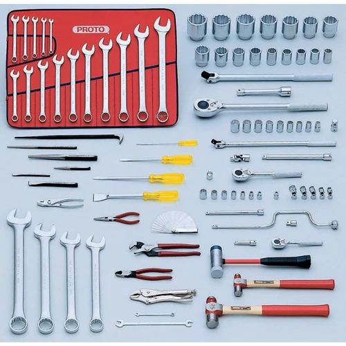 Proto J98311 92 Pc. Heavy Equipment Set With Top Chest J442715-6RD-D - Moutools