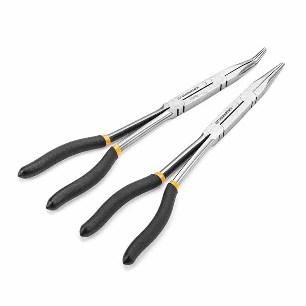 GearWrench 82106-06 2 Pc. Double-X Straight and 45 Degree Plier Set - Moutools