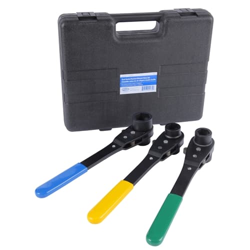 Reed LVDSSET Value Dual Socket Wrench - 3 Wrench Set - Moutools