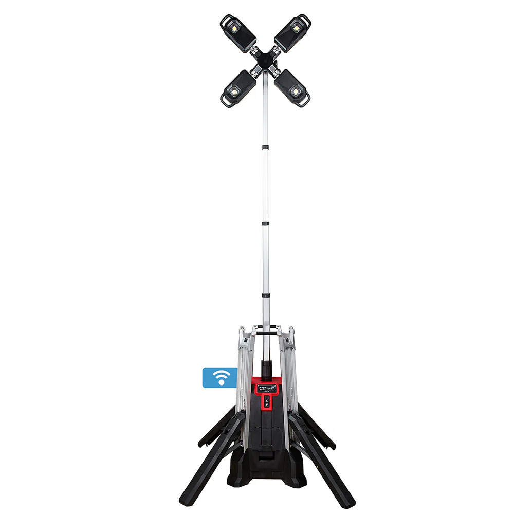 Milwaukee MXF041-1XC MX FUEL ROCKET 27,000 Lumen Tower Light/Charger Kit w/ Battery - Moutools