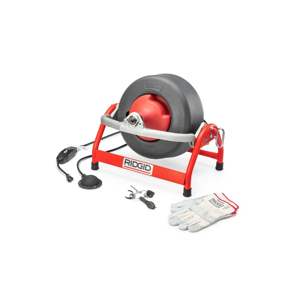 Ridgid 53122 K3800 115V Drum Machine with C-45 and Tools - Moutools