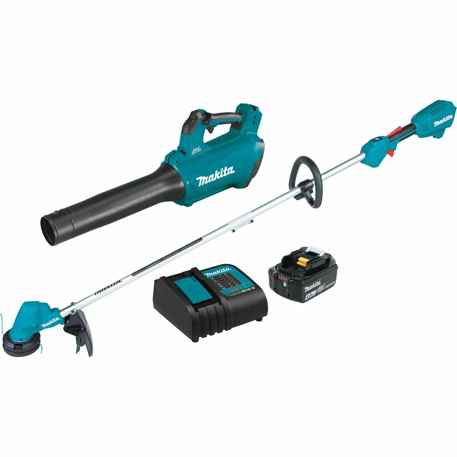 Makita XT287SM1 18V LXT® Lithium-Ion Brushless Cordless 2 Pc. Combo Kit, XBU03Z, XRU23Z, with one battery (4.0Ah) - Moutools