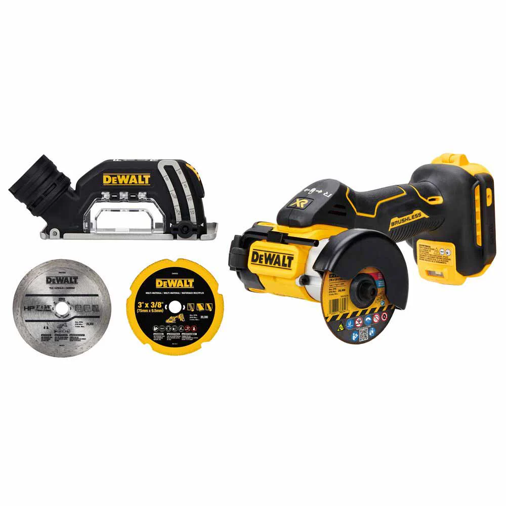 DeWalt DCS438B 20V MAX XR Brushless Cordless 3 in. Cut-Off Tool (Tool Only) - Moutools