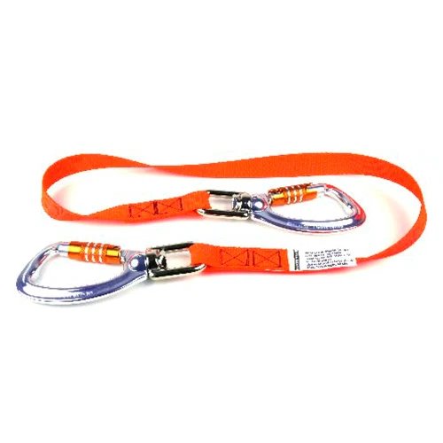 Proto JLAN40LBD3LKSW Web Lanyard with 2 Triple Lock Carabiners - 40 lb - Moutools