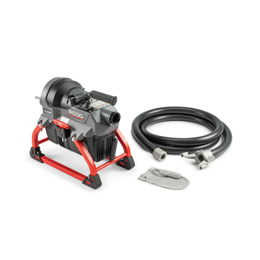 RIDGID 61688 K-5208, 115V 60Hz Sectional Drain Cleaner With Guide Hose - Moutools