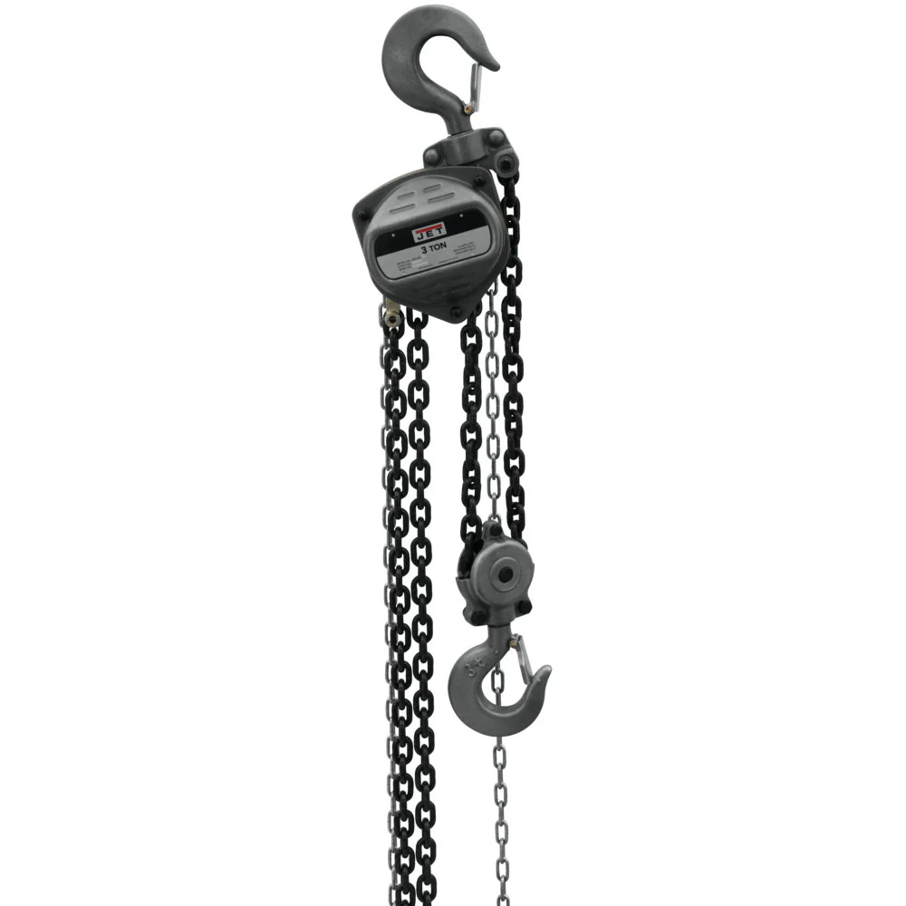 Jet JT9-101940 S90-300-10, 3-Ton Hand Chain Hoist With 10' Lift - Moutools