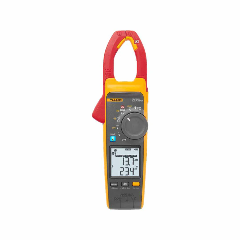 Fluke 378 FC Non-Contact Voltage True-RMS AC/DC Clamp Meter with iFlex and Power Quality Indicator - Moutools