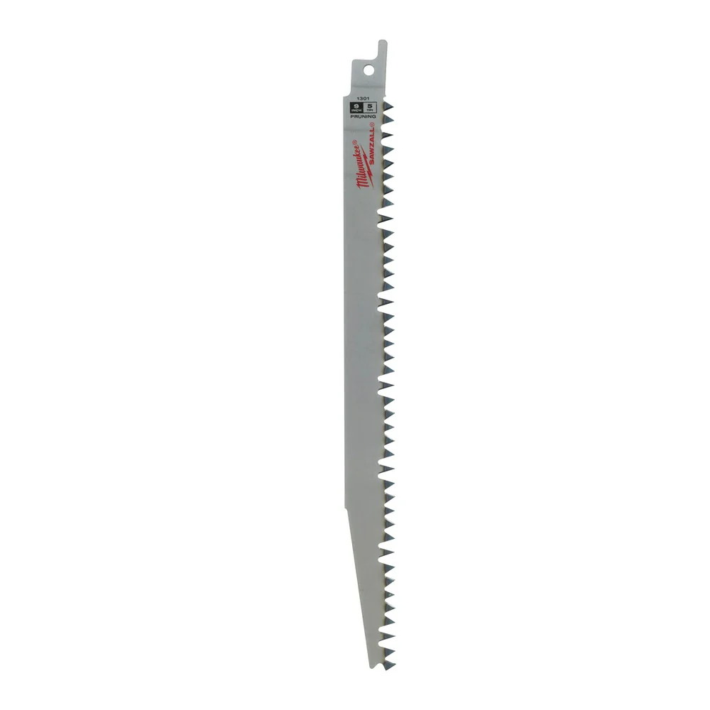 Milwaukee 48-00-1304 9 in. 4/5 TPI Pruning SAWZALL Reciprocating Saw Blade - Moutools