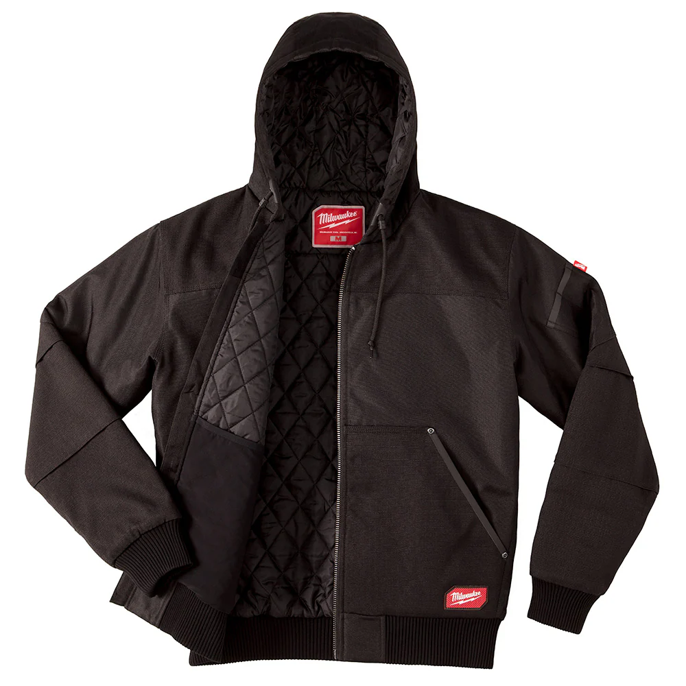Milwaukee 254B-3X GRIDIRON Hooded Jacket 3X-Large, Black - Moutools