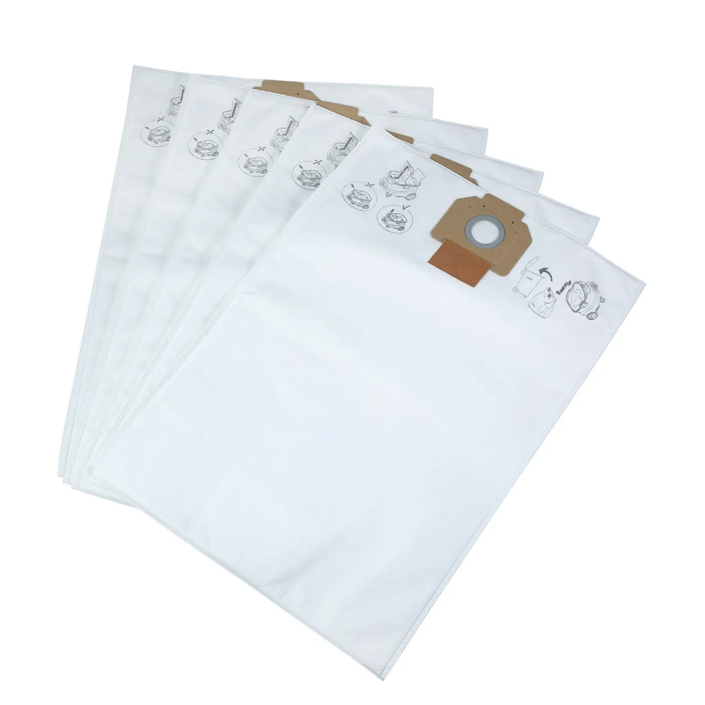 Milwaukee 49-90-1955 Fleece Dust Bags (5PK) Fits 8960-20 Dust Extractor - Moutools