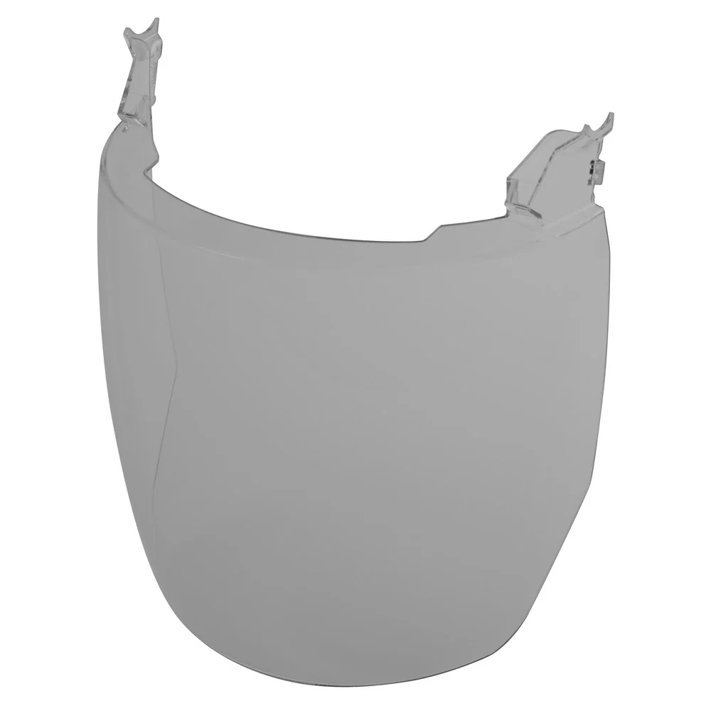 Milwaukee 48-73-1447 10pk Gray Face Shield Replacement Lenses (No-brim Helmet Only Mount) - Moutools
