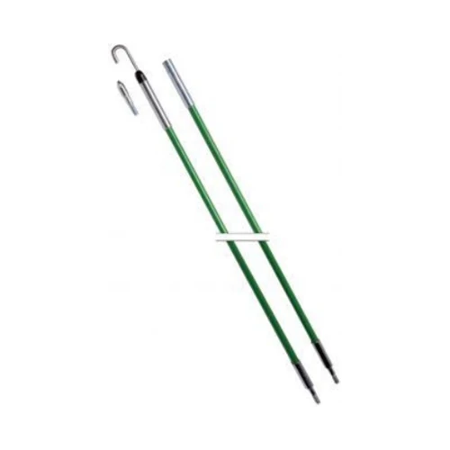 Greenlee 540-24 24' Fish Stix Kit with Bullet Nose and J Hook Threaded Tips - Moutools