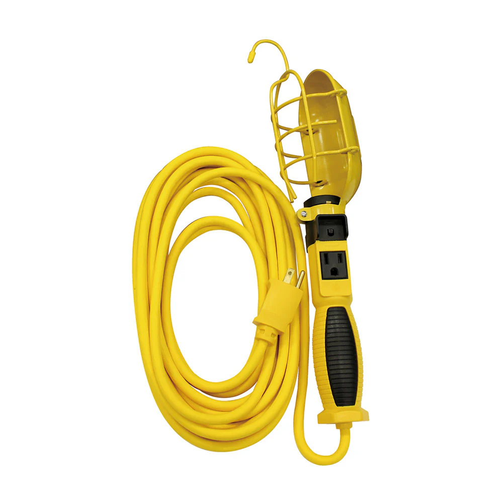 Southwire 56578802SW 14/3 25' SJEOW Metal Shield Trouble Light - Moutools