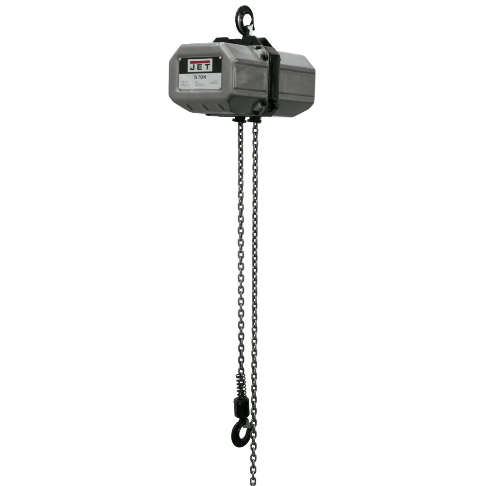 Jet JT9-123200 1/2SS-3C-20, 1/2-Ton Electric Chain Hoist 3-Phase 20' Lift - Moutools