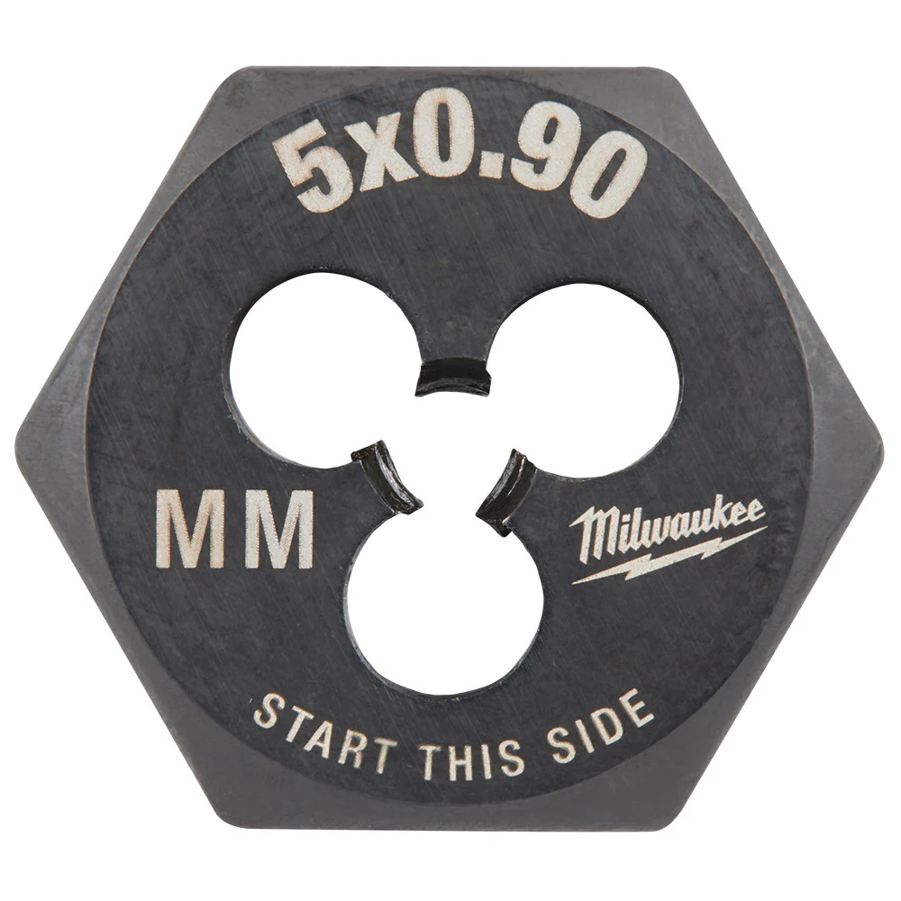 Milwaukee 49-57-5328 M5-0.90 mm 1-Inch Hex Threading Die - Moutools