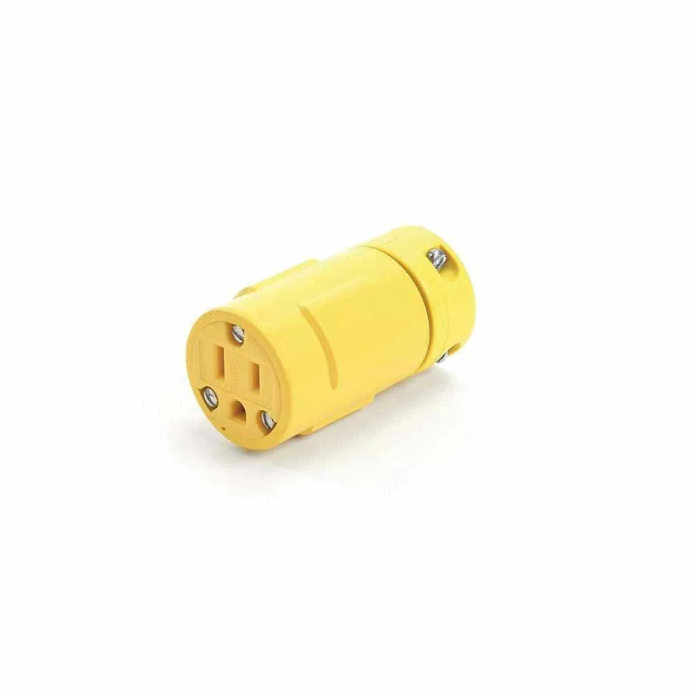 Southwire 59910000 15A/125V UG 5-15 Straight Blade Female Connector - Moutools