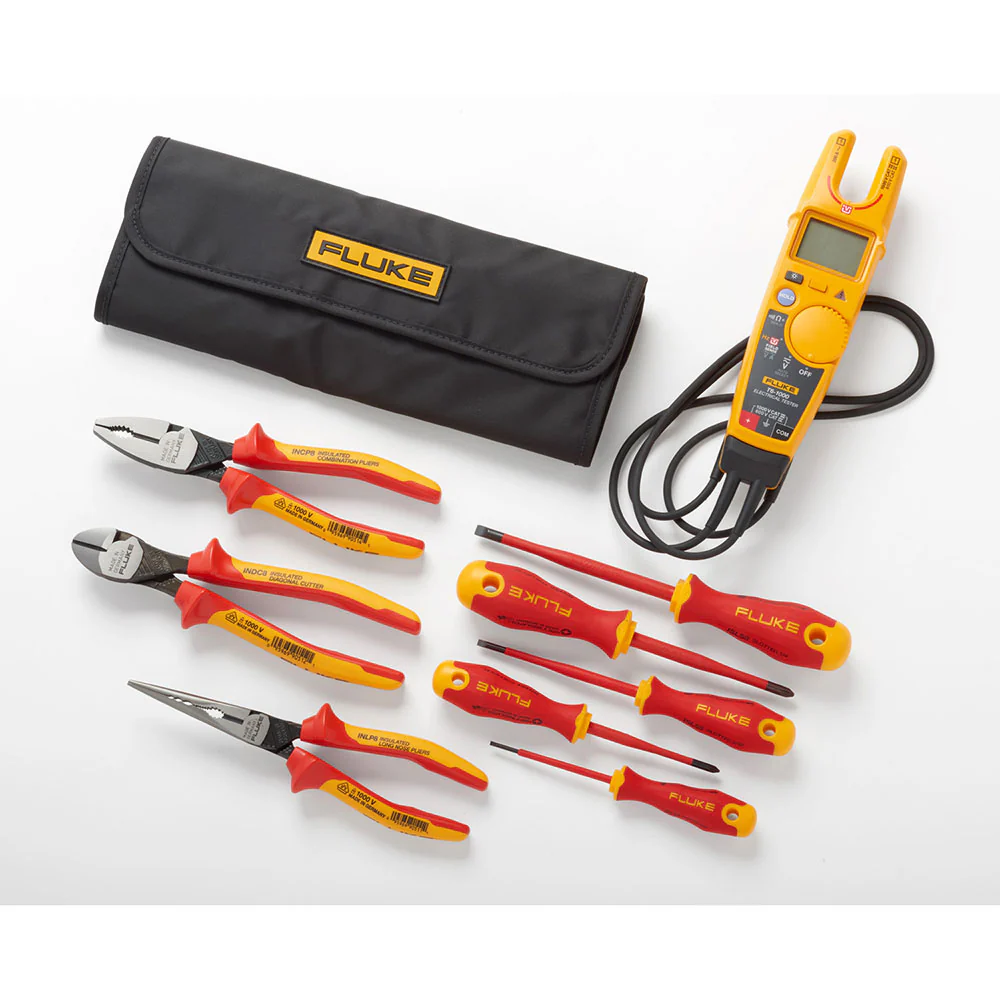 Fluke 5067404 IBT6K Insulated Hand Tools Starter Kit w/Electrical Tester - Moutools