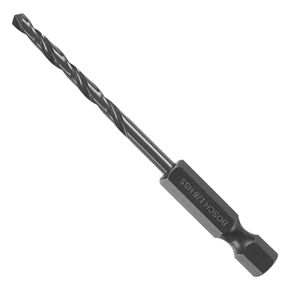 Bosch BL2135IM 1/8 In. Impact Tough Black Oxide Drill Bit - Moutools