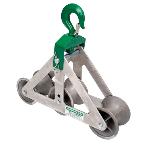 Greenlee 6036 Triple Sheave Cable Guide for Easy Tugger, Tugger and Super Tugger - Moutools