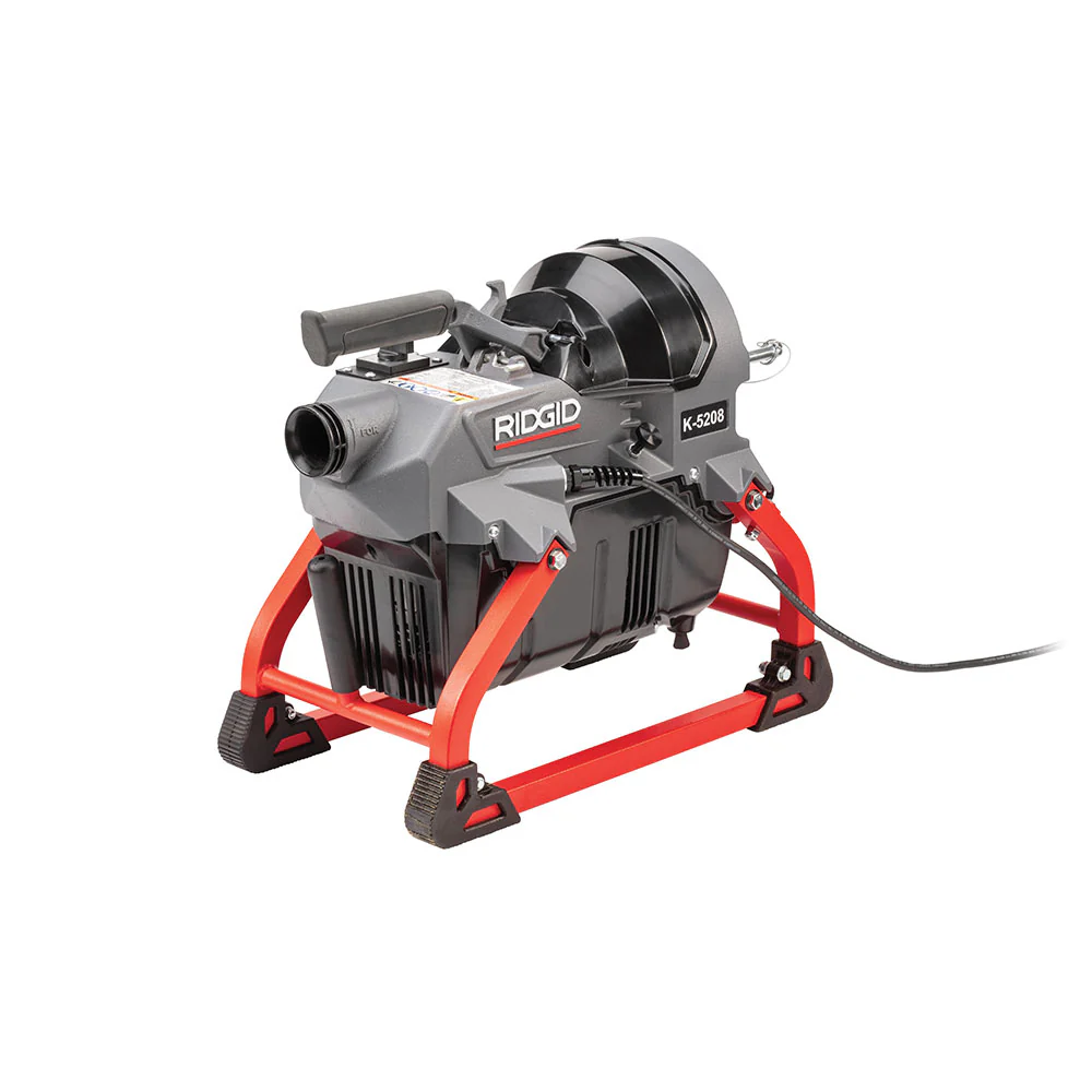 RIDGID 62378 K-5208, 115V 60Hz Sectional Drain Cleaner w/C-11 in Cable Carrier - Moutools