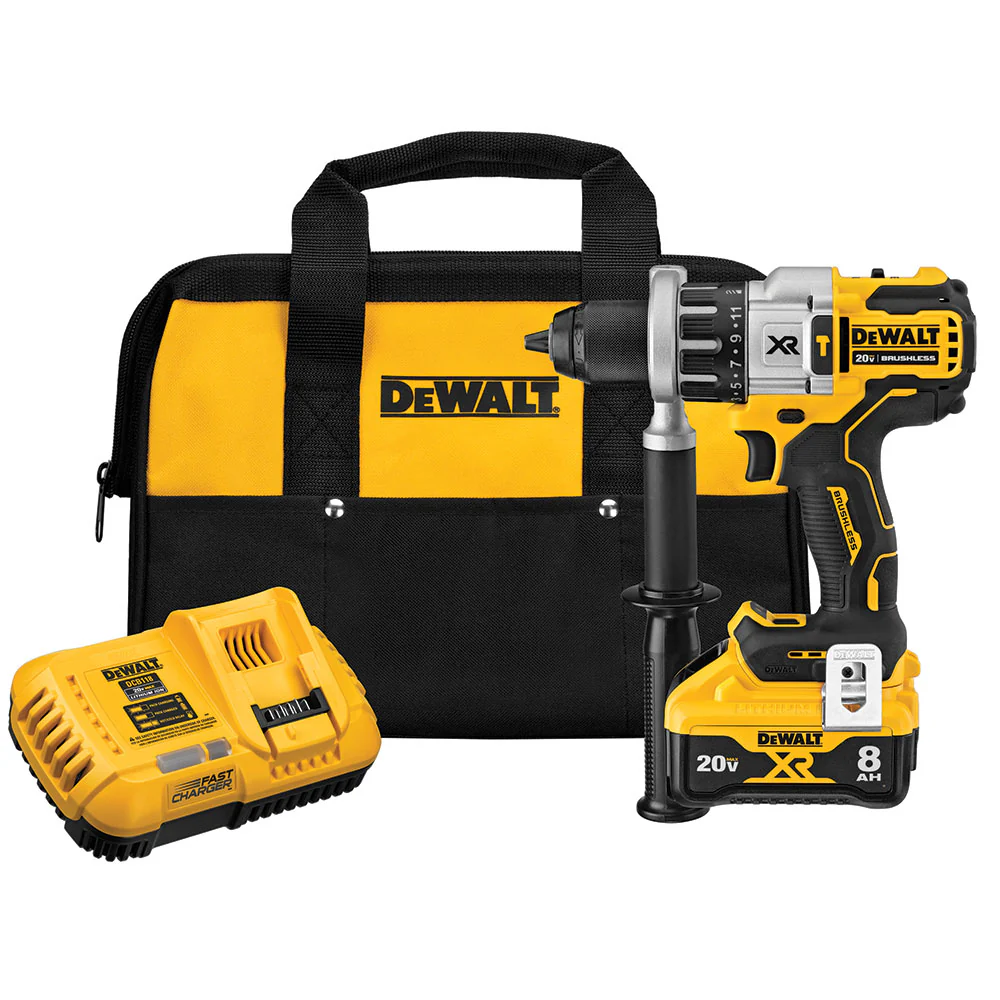 DeWalt DCD998W1 20V MAX Power Detect Premium Drill Kit - Moutools