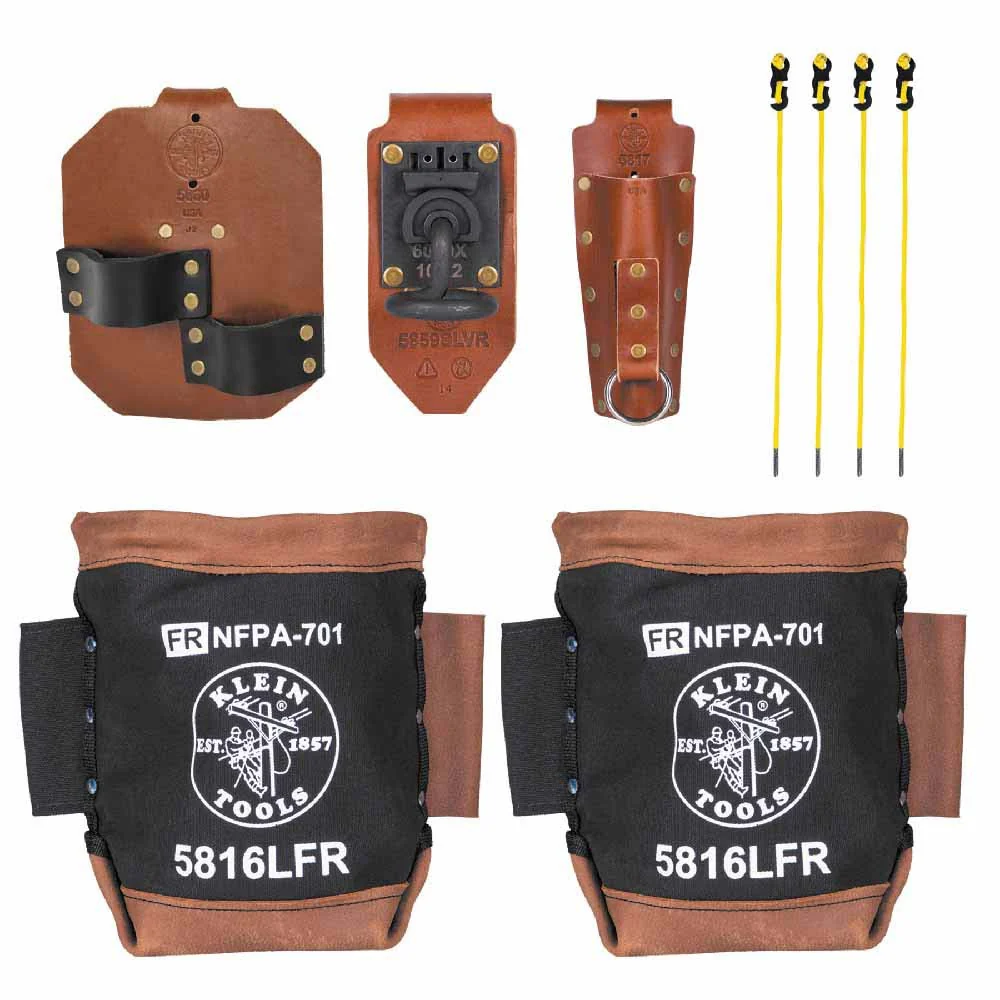 Klein Tools 5800HRN Iron Worker Tool Holder Essentials Set - Moutools