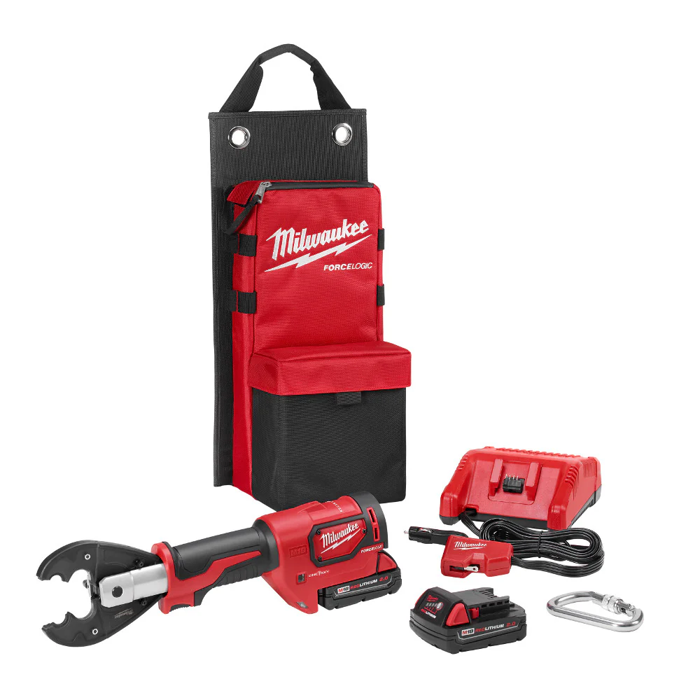 Milwaukee 2678-BGKIT M18 Force Logic 6T Utility Crimper Kit Fixed BG Die - Moutools
