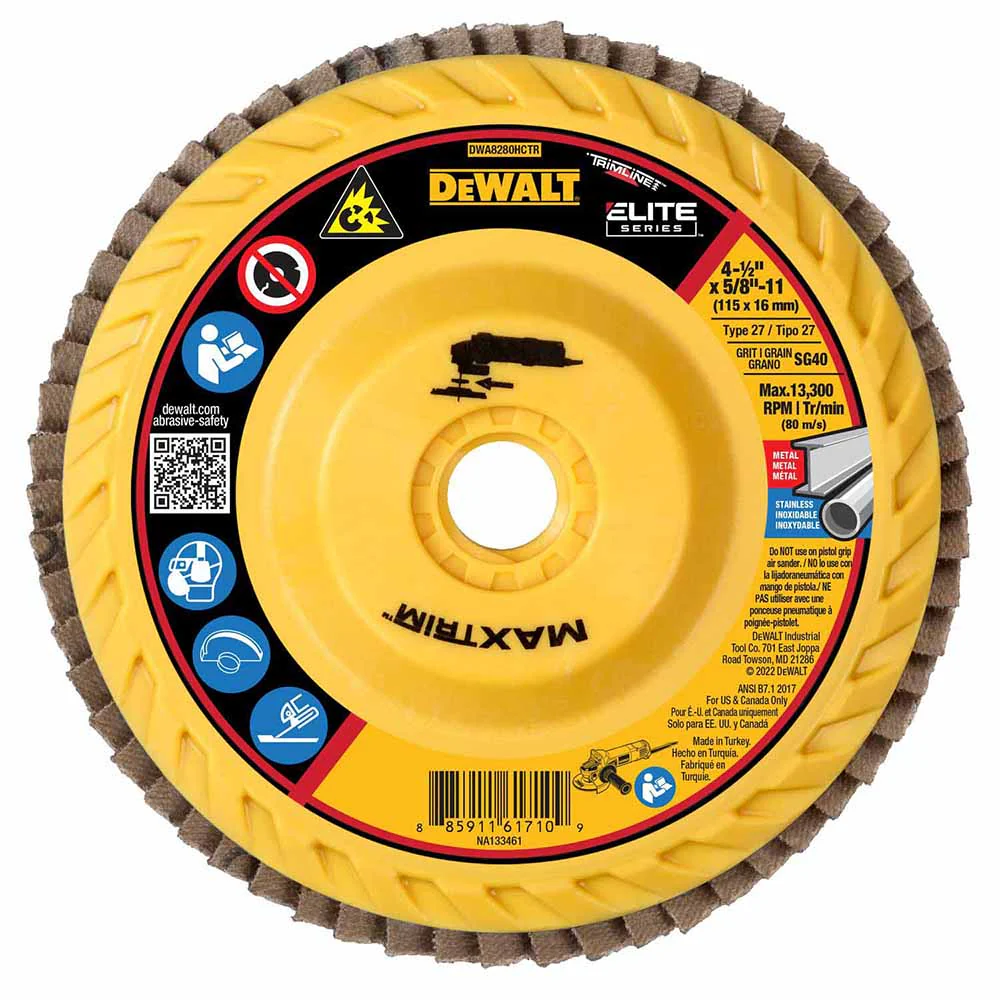 DeWalt DWA8280HCTR Elite Series , 4-1/2