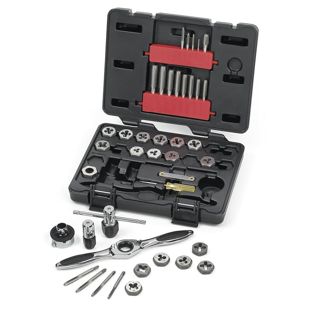 GearWrench 3885 42 Pc. SAE Ratcheting Tap and Die Set - Moutools
