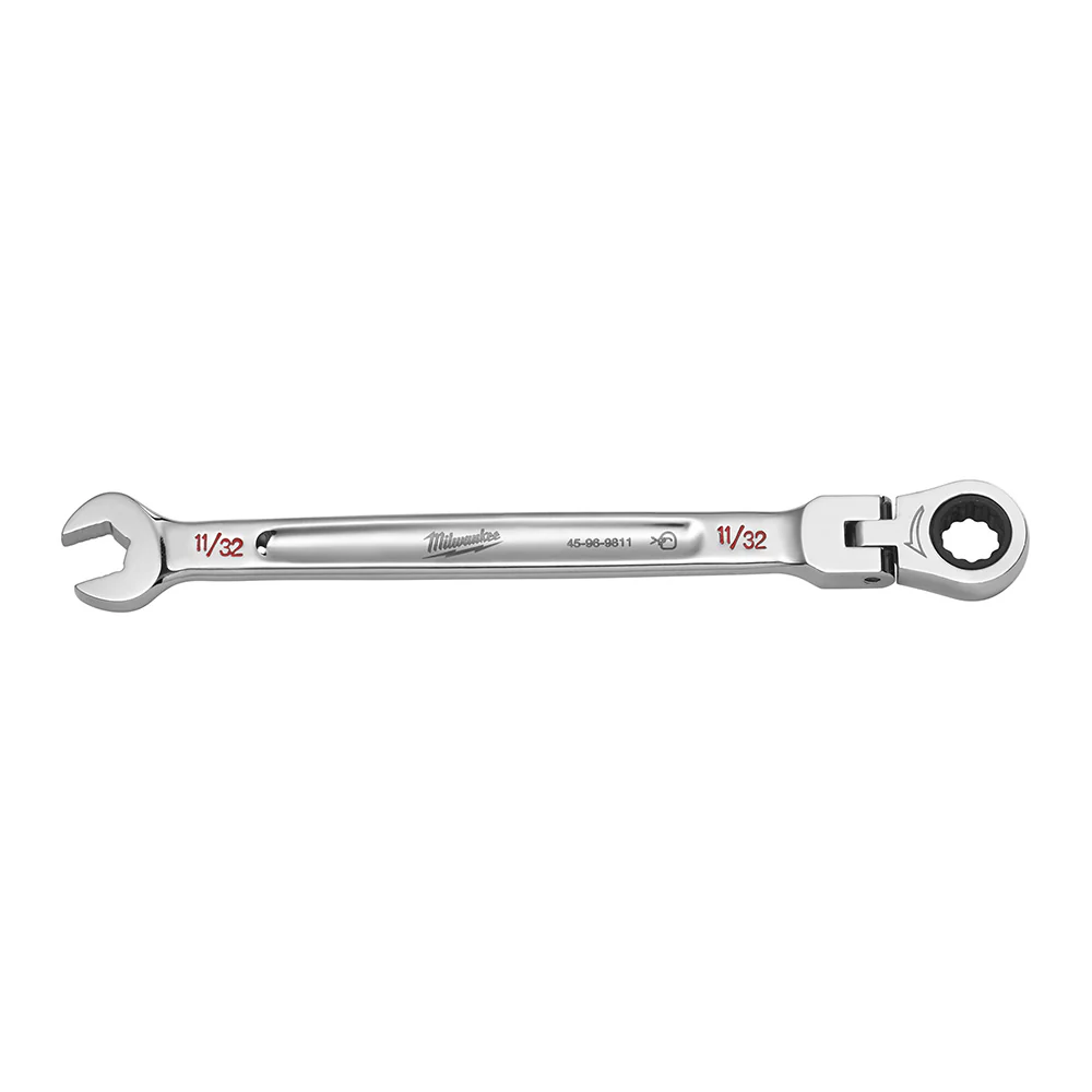 Milwaukee 45-96-9811 11/32in. Flex Head Combination Wrench - Moutools