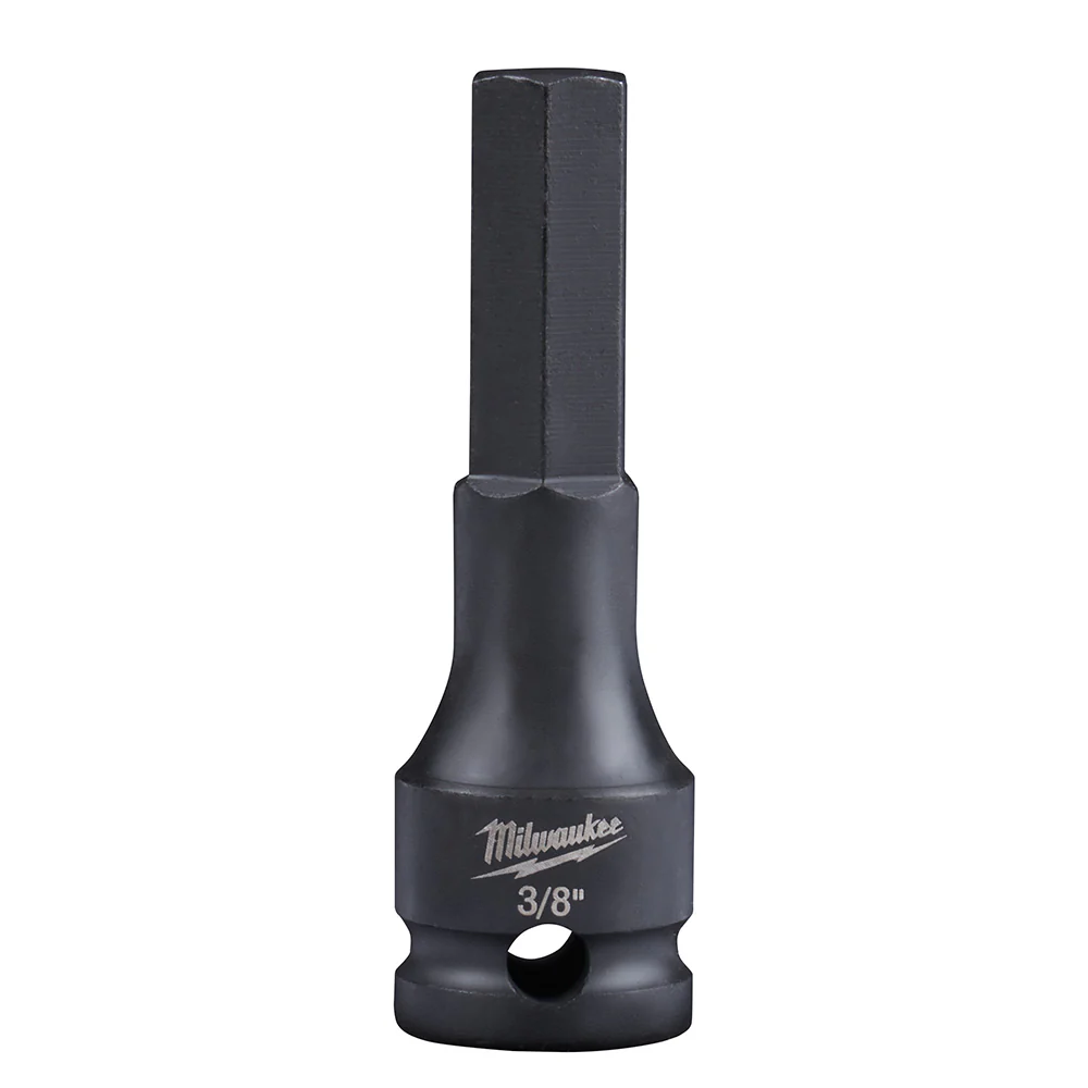 Milwaukee 49-66-5152 SHOCKWAVE™ Lineman's 3/8 in. Drive 3/8 in. Hex Bit Socket - Moutools