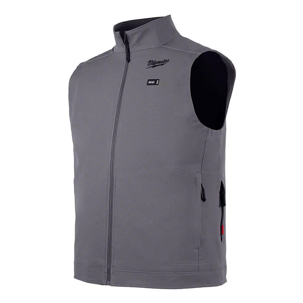 Milwaukee 304G-20 M12 Heated TOUGHSHELL Vest Gray (Vest Only) - Moutools