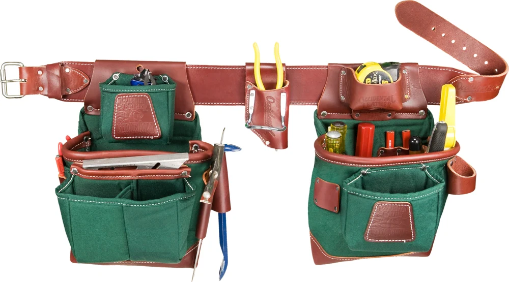 Occidental Leather 8585XL Extra Large Heritage FatLip Tool Bag Set - Moutools