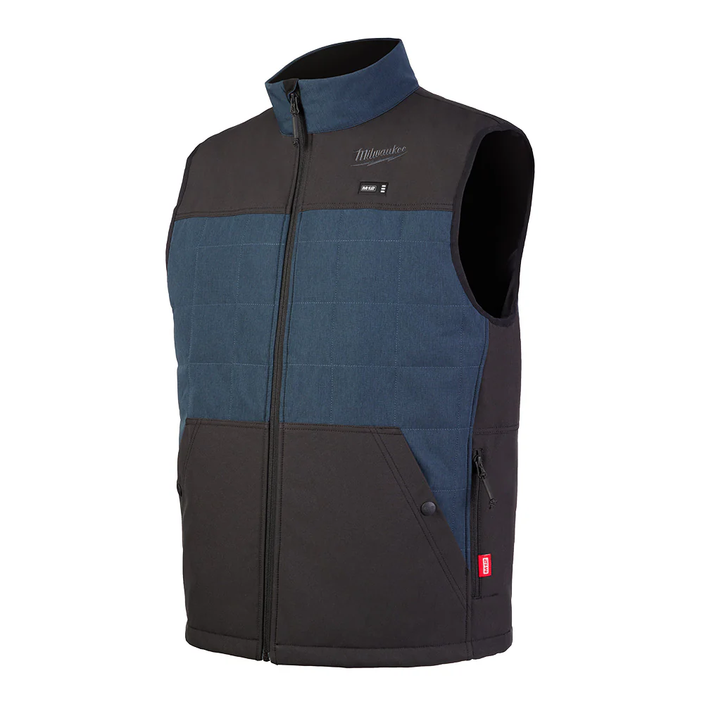 Milwaukee 305BL-20 M12 Heated AXIS Vest Blue (Vest Only) - Moutools