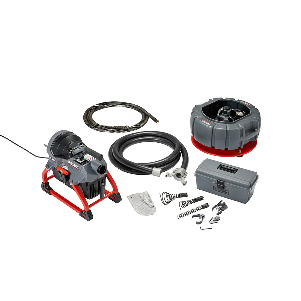 RIDGID 61693 K-5208, 115V 60Hz Sectional Drain Cleaner Kit - Moutools