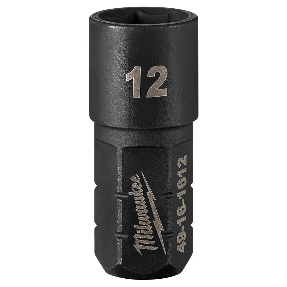 Milwaukee 49-16-1612 INSIDER Box Ratchet Socket 6 Point 12mm - Moutools