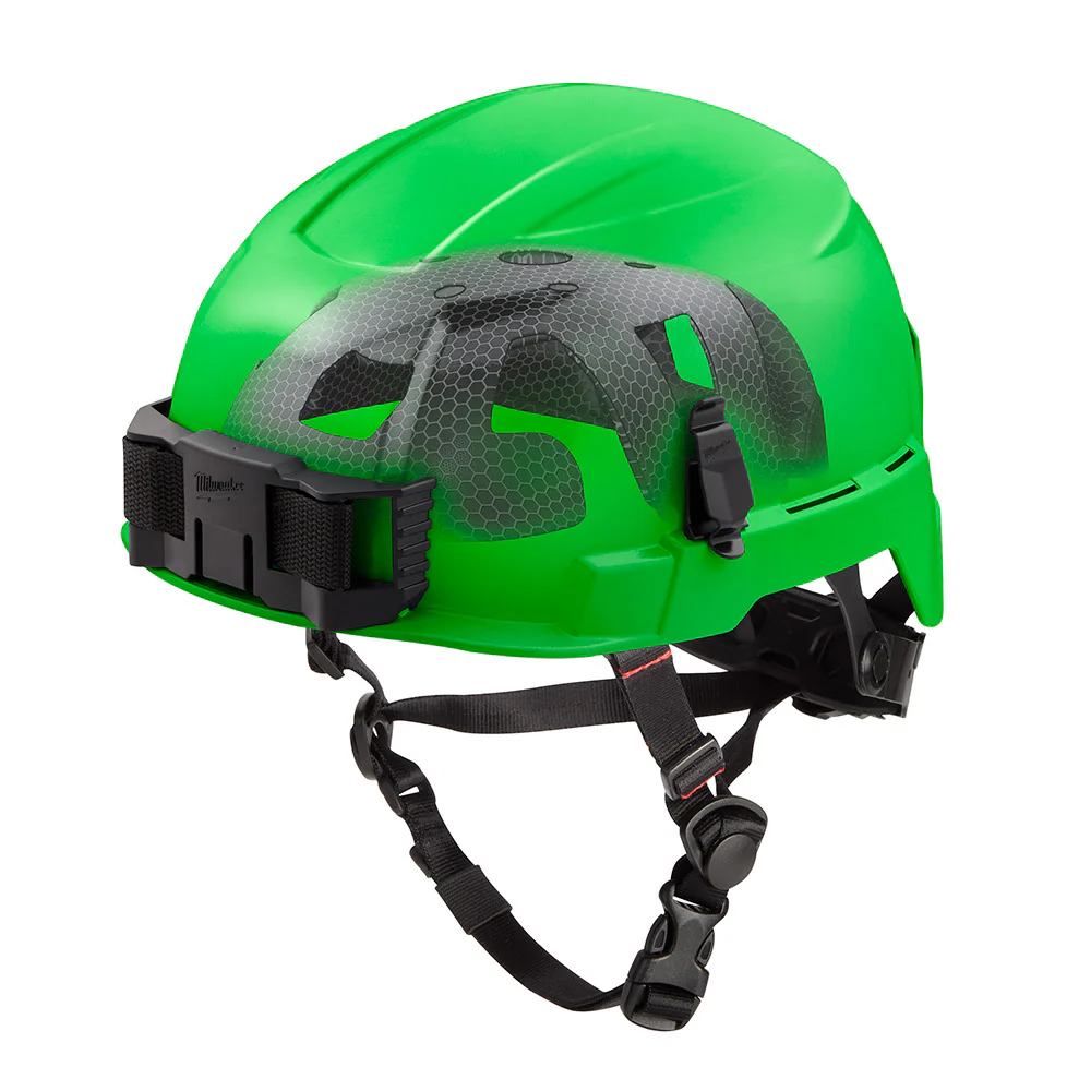 Milwaukee 48-73-1357 BOLT Green Safety Helmet with IMPACT ARMOR Liner (USA) - Type 2, Class E - Moutools