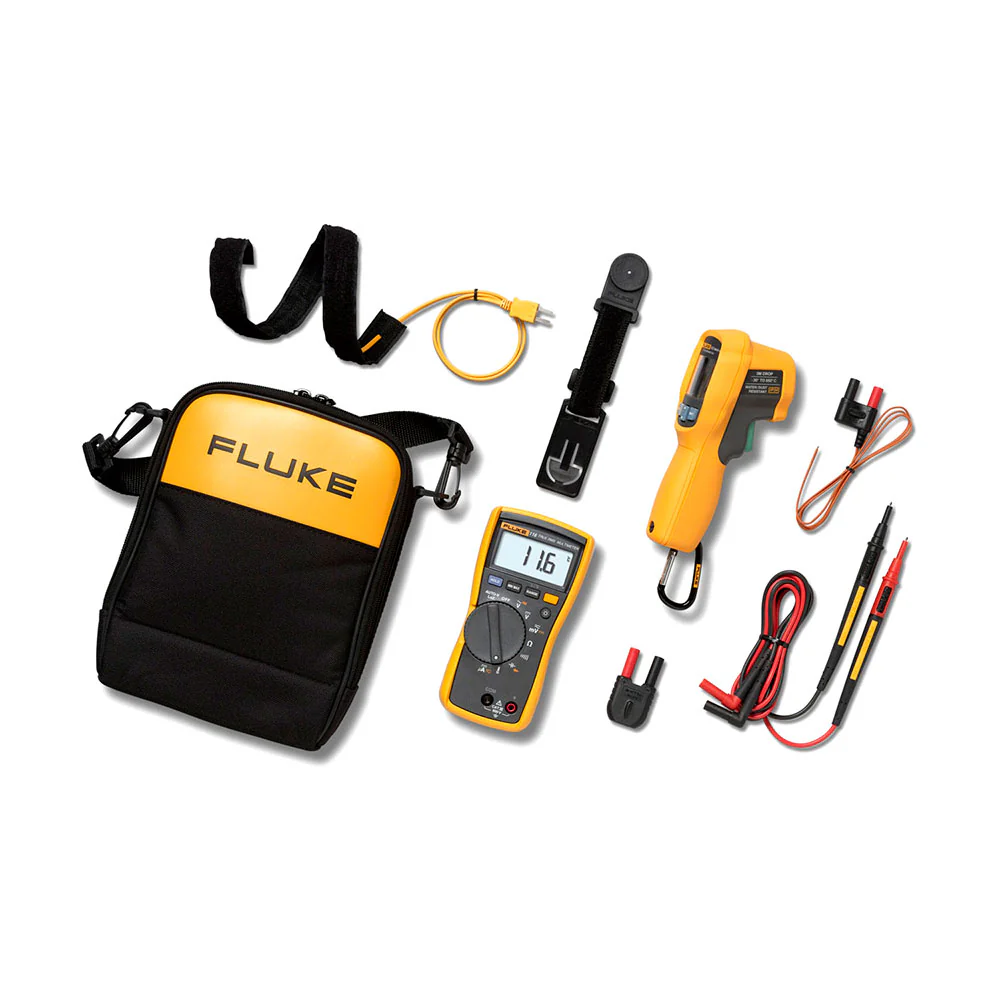 Fluke 4296018 116/62 MAX+ Technician's Combo Kit, 116, TL175, 80pk-11, 80BK, 80AK-A, C115, 62Max - Moutools