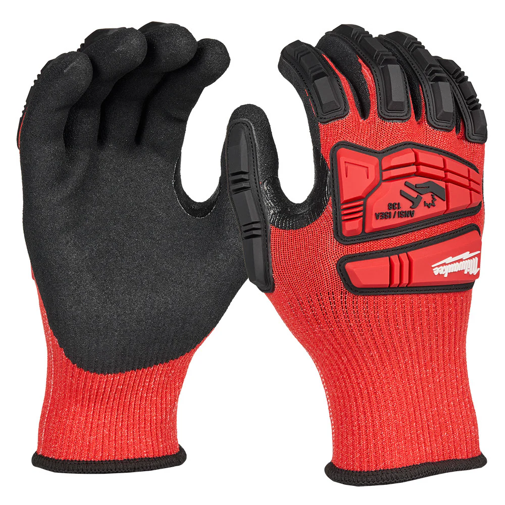 Milwaukee 48-73-8133 Impact Cut 3 Nitrile Dip Glove - XL - Moutools