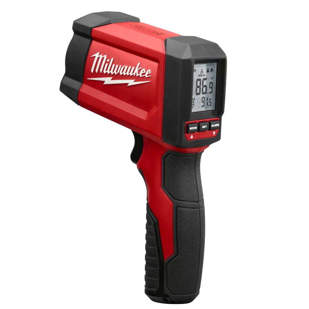 Milwaukee 2268-20NST 12:1 Infrared Temp Gun 9-Volt NIST Certified - Moutools