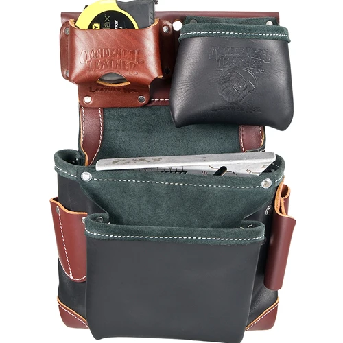 Occidental Leather B5611 Green Builder Fastener Bag - In Black - Moutools