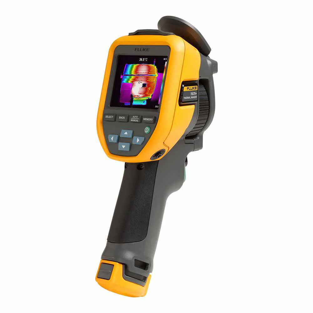 Fluke 5160043 TiS75+ 27 Hz, 384 x 288, Thermal Imaging Camera with Fluke Connect Compatibility, -20 °C to 550 °C - Moutools