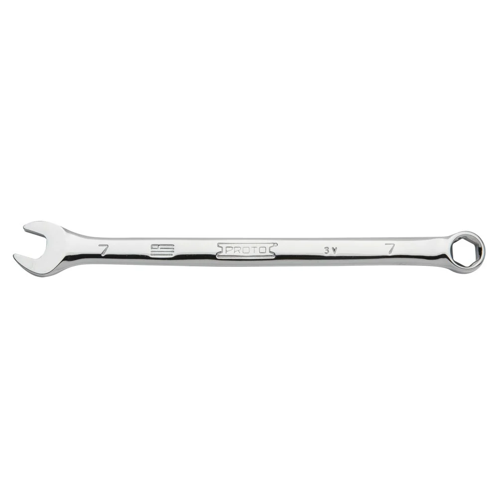 Proto J1207MH-T500 7mm 6 Point Combination Wrench 15 Degree Head Angle, 5-11/64